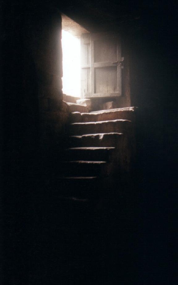 Inside a tomb