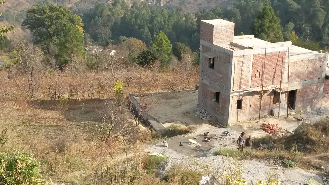 North boundary wall completed